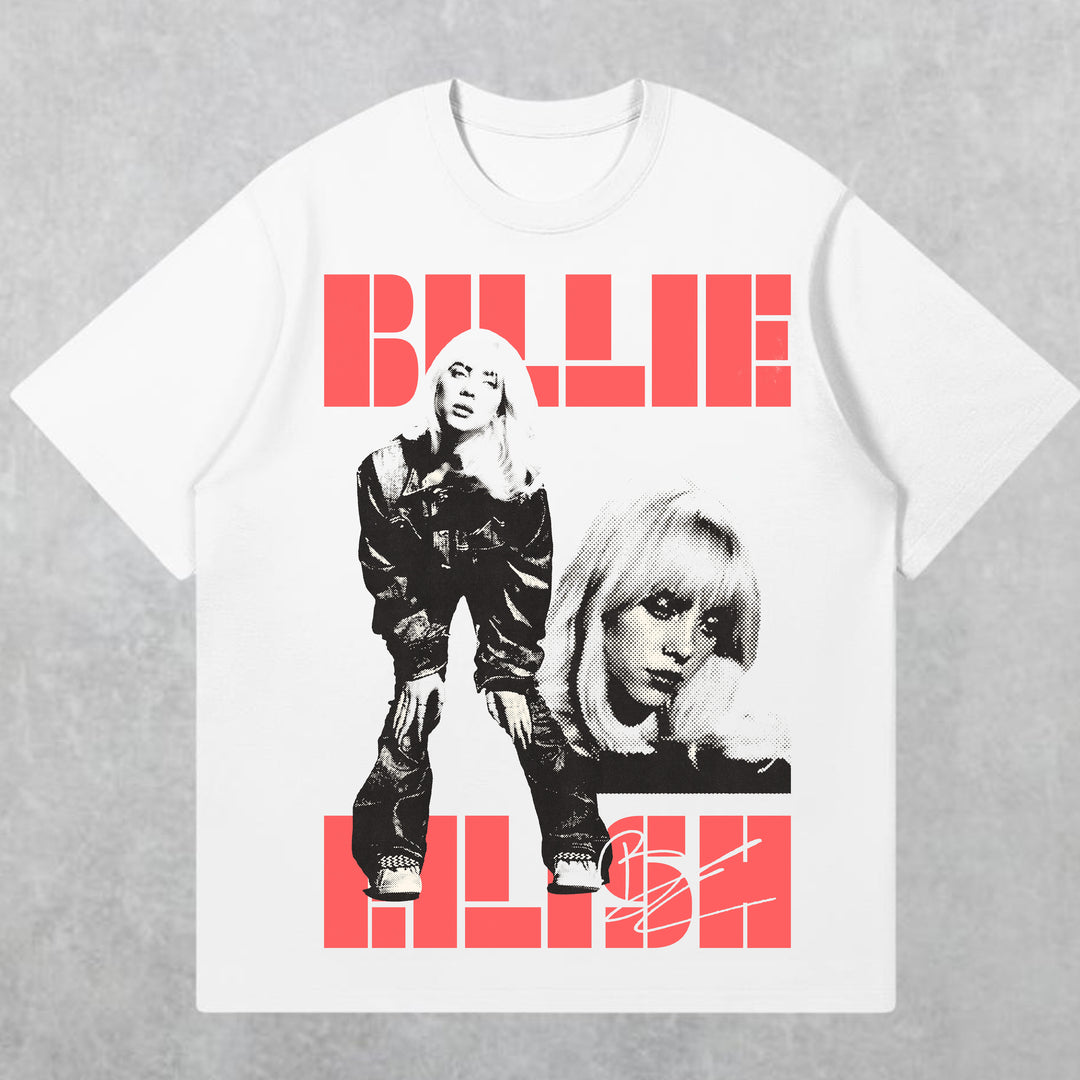 Personalized Billie Eilish Print T-shirt