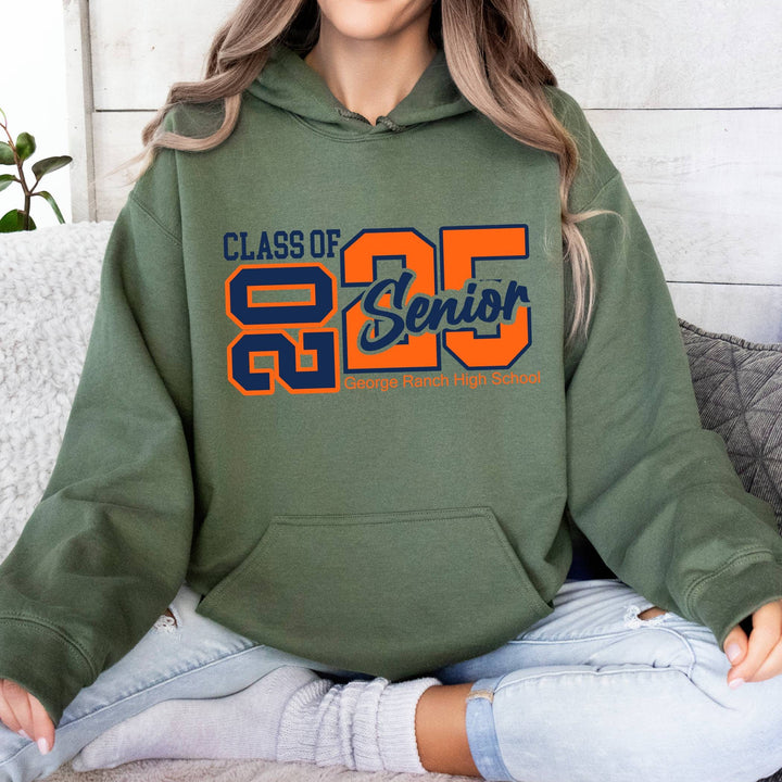 Personalized Senior 2025 Graduation Hoodie