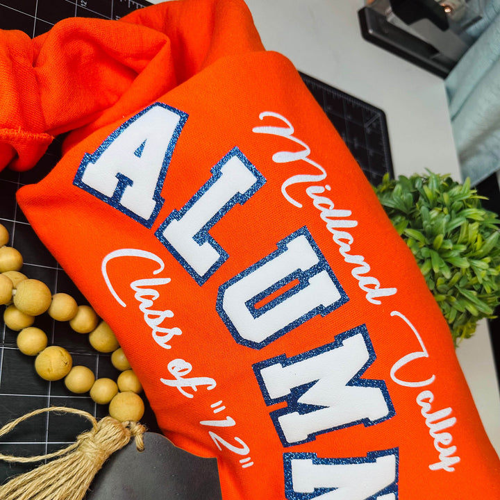 Custom puff craft hoodie