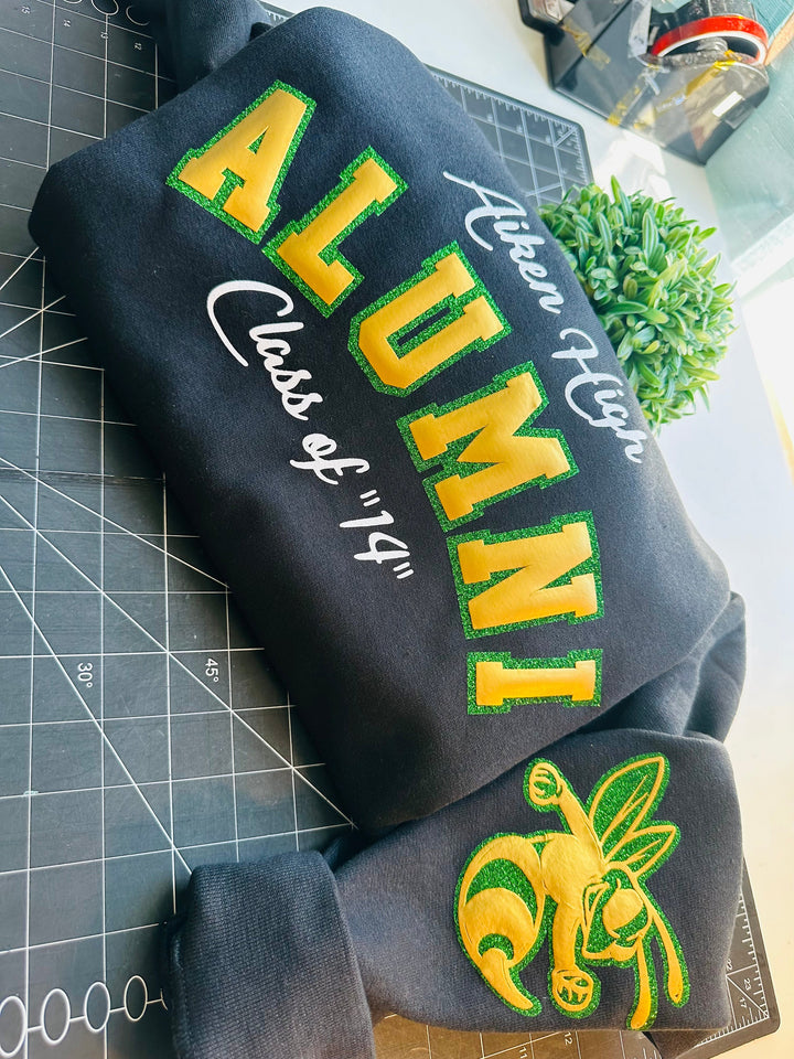 Custom puff craft hoodie