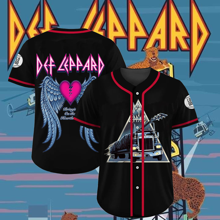 Personality Talk Def Leppard Tour 2025 Baseball jersey