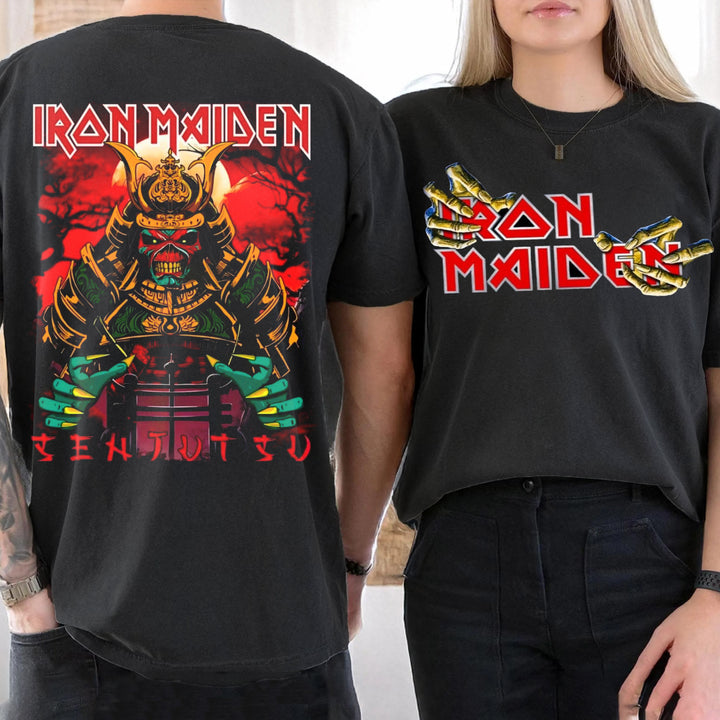 Personalized Iron Maiden Senjutsu Print T-shirt