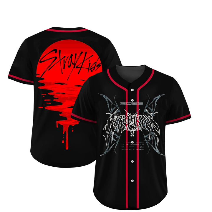 Custom DominATE Stray Kids World Tour 2025 Kpop Trending Jersey