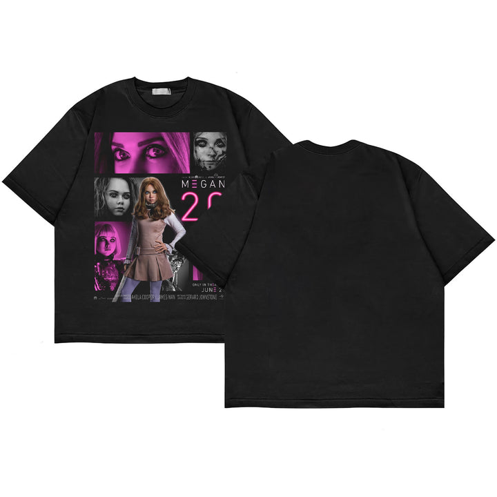 M3gan 2.0 Movie T-shirt (2025) Sci-Fi Horror Film Tees