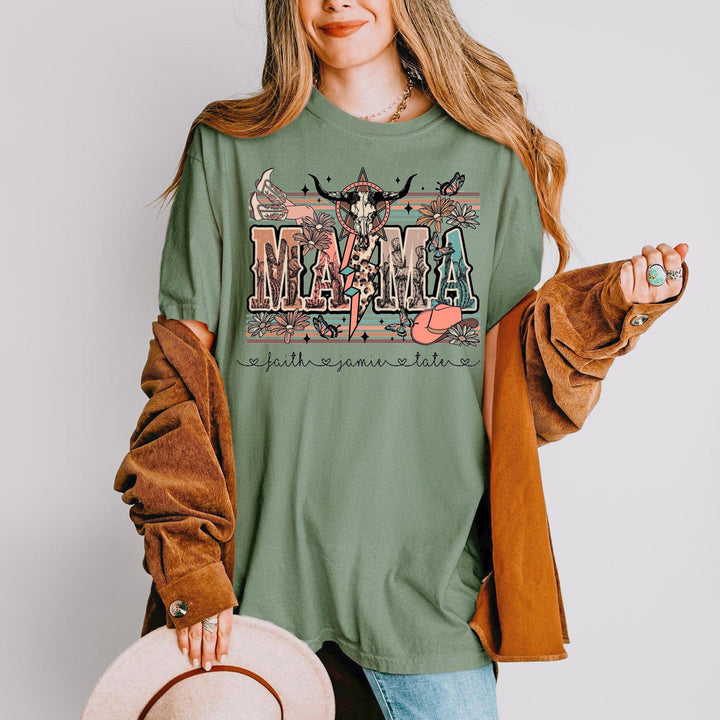 Custom Country Mama T-shirt