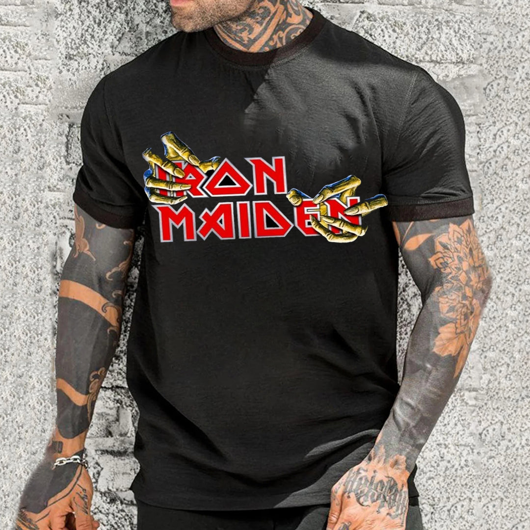 Personalized Iron Maiden Senjutsu Print T-shirt