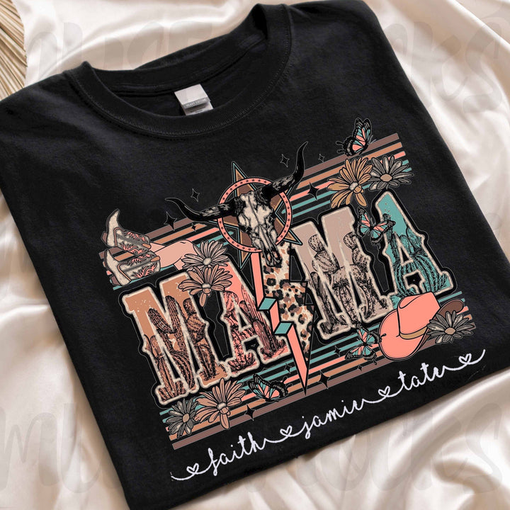 Custom Country Mama T-shirt