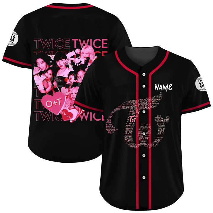 Personalized Twice Baseball Jersey