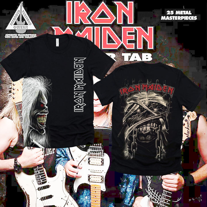 Personalized Iron Maiden Skull Print T-shirt