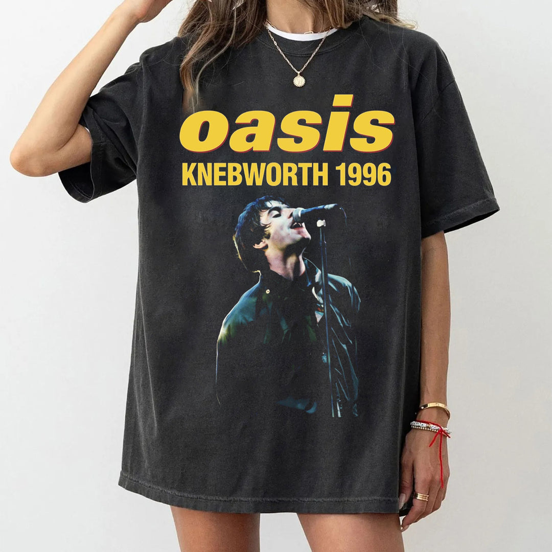 Personalized Oasis Knebworth 1996 T-Shirt