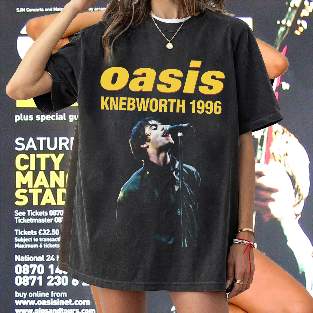 Personalized Oasis Knebworth 1996 T-Shirt