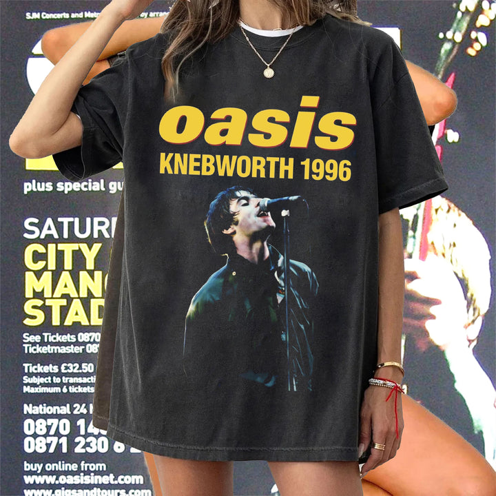 Personalized Oasis Knebworth 1996 T-Shirt
