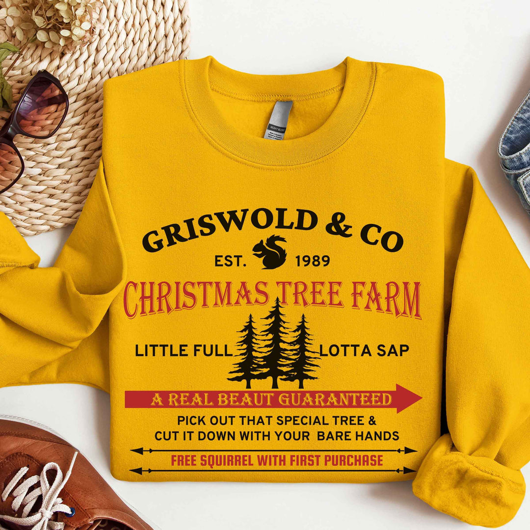 Christmas Vacation Tree Sweatshirt, Griswold Christmas Tree Farm Sweatshirt
