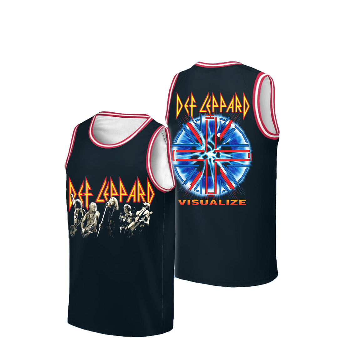 Def Leppard band basketball  Jersey