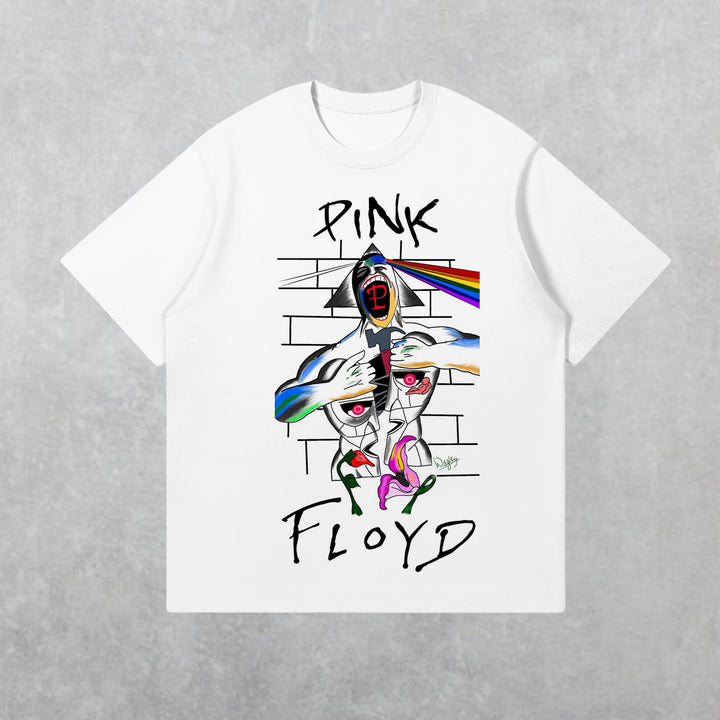 Personalized Pink Floyd Print T-shirt