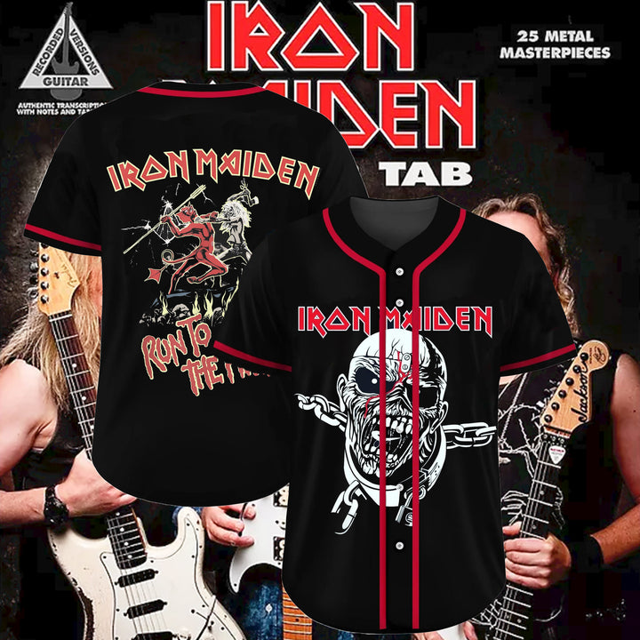 Custom Iron Maiden Run To The Hills Jersey