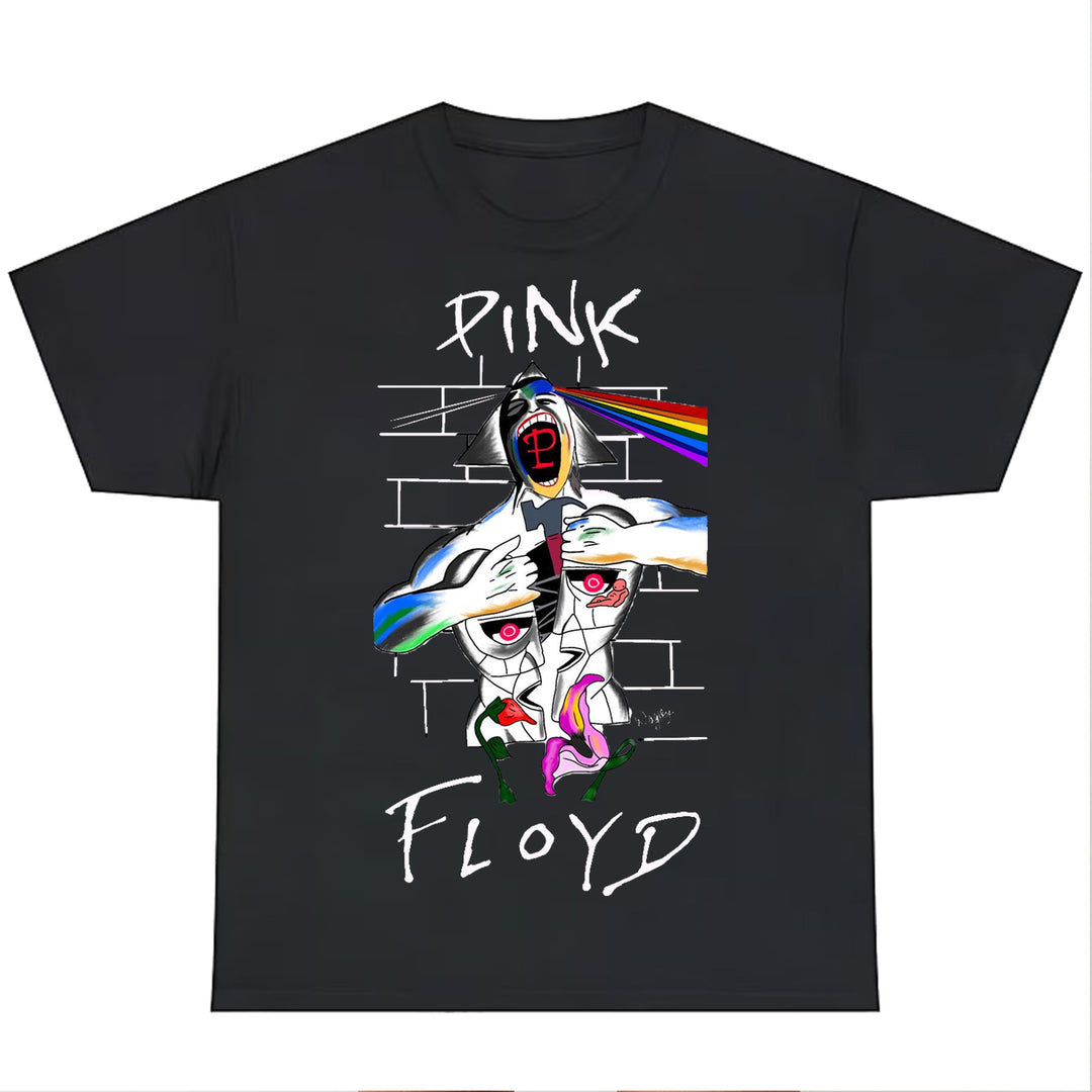 Personalized Pink Floyd Print T-shirt