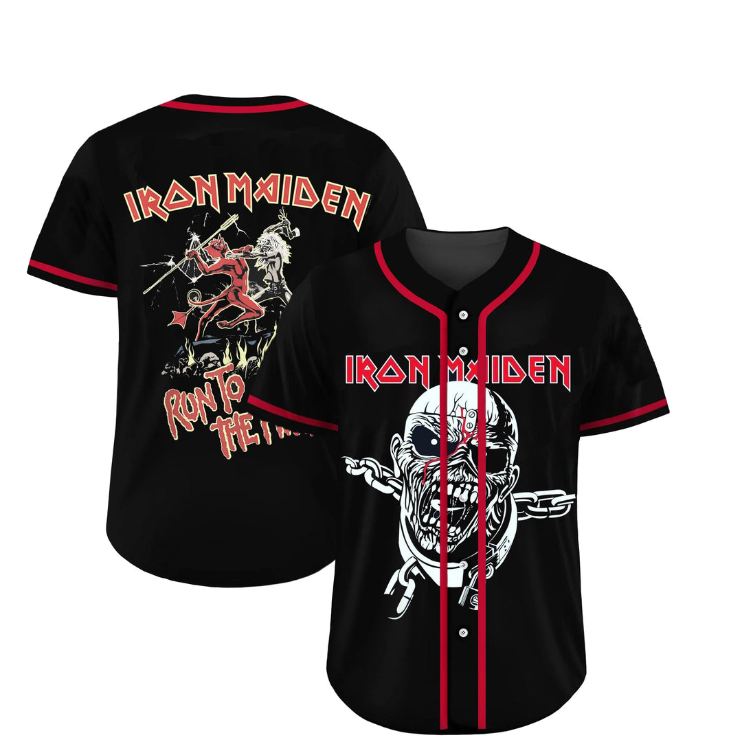 Custom Iron Maiden Run To The Hills Jersey