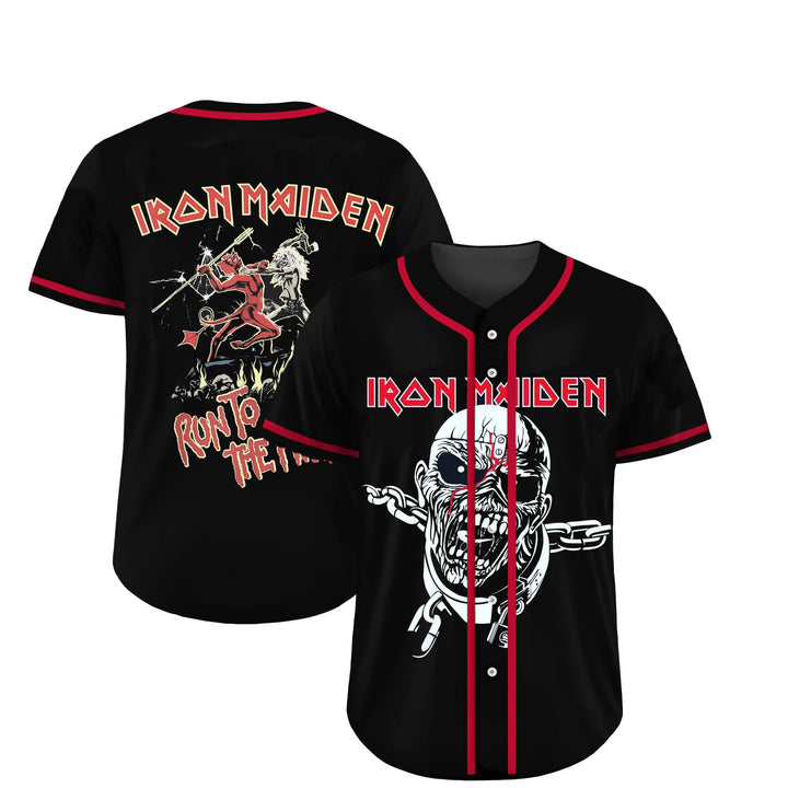 Custom Iron Maiden Run To The Hills Jersey
