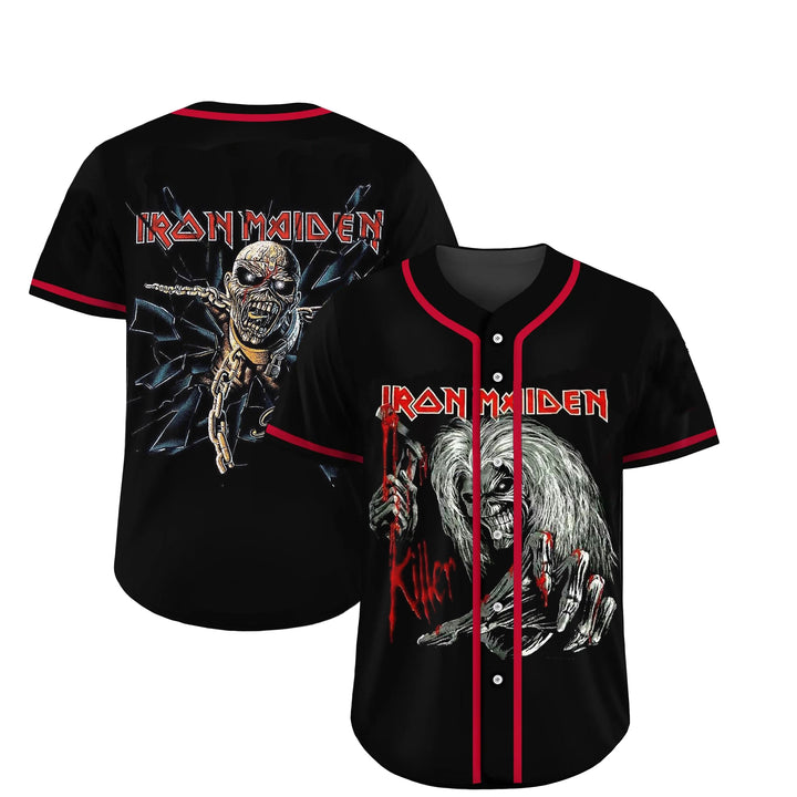 Custom Iron Maiden Skeleton Jersey