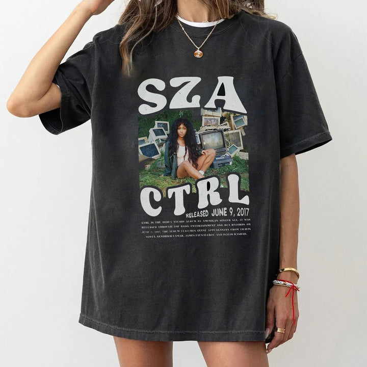 PersonalizedSZA Ctrl Unisex T-Shirt, SZA Hoodie, Sza Ctrl Fan Shirt, Sza Good Days