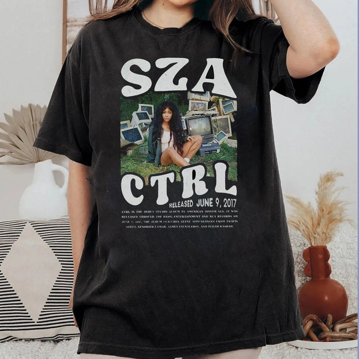 PersonalizedSZA Ctrl Unisex T-Shirt, SZA Hoodie, Sza Ctrl Fan Shirt, Sza Good Days