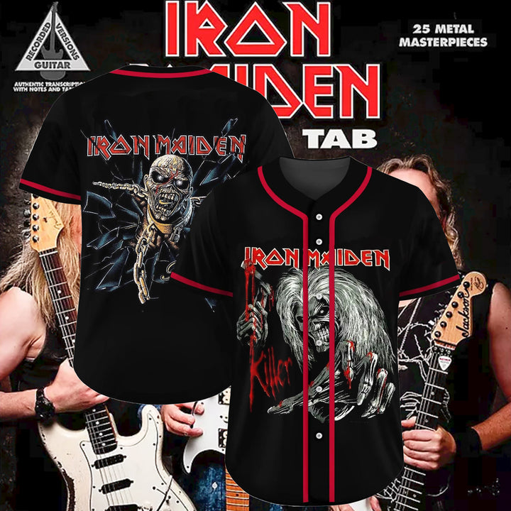 Custom Iron Maiden Skeleton Jersey