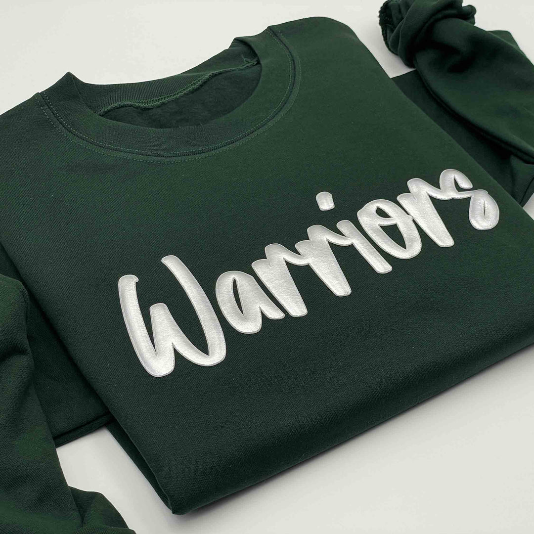 Custom Puff Print  Team| Name |School Mascot Sweatshirt