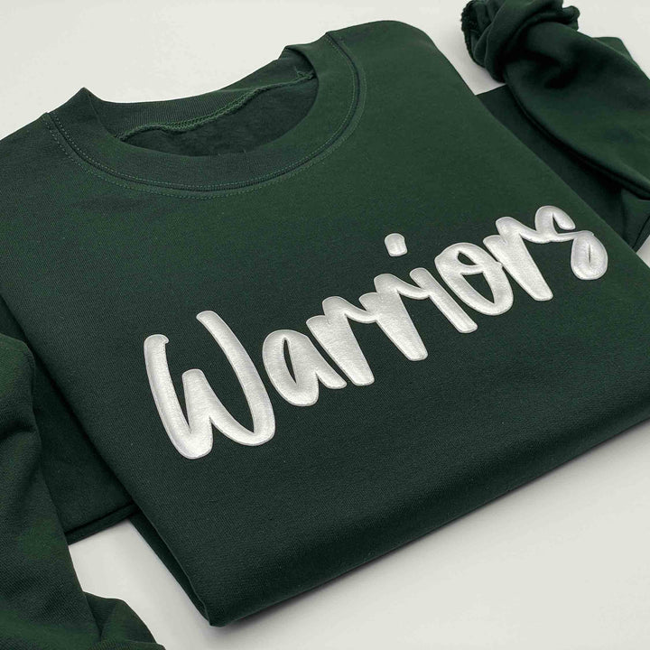Custom Puff Print  Team| Name |School Mascot Sweatshirt