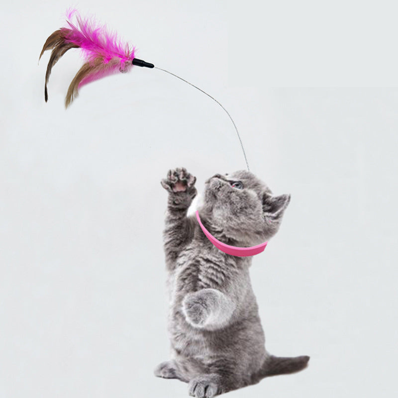 Katzenspielzeug Halsband Halsband Federglocke Katze