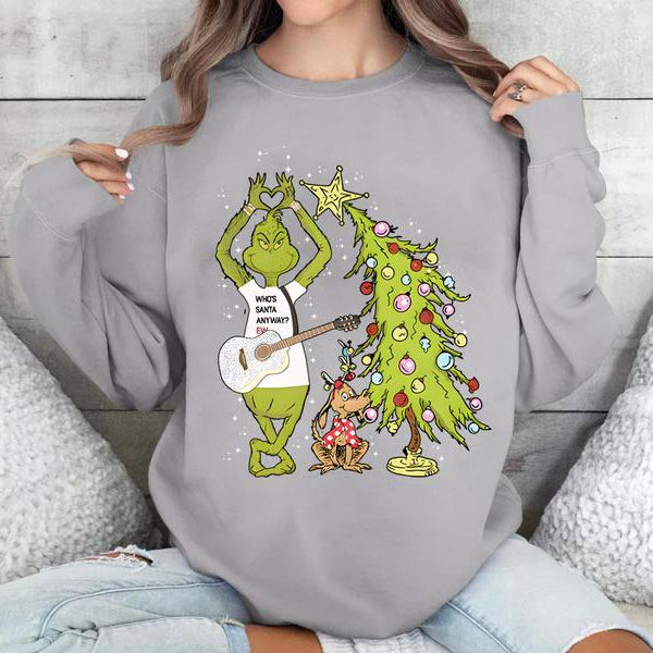 Custom Grinch and Max – Christmas Sweatshirt