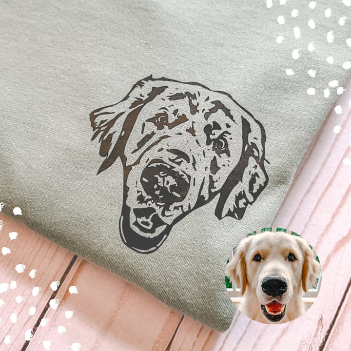 Custom Cat Portrait Sweatshirt