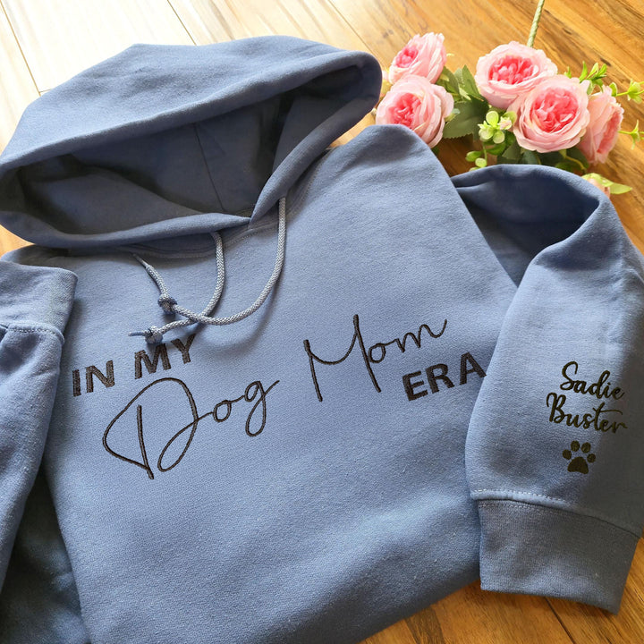 Dog Mom Era Embroidered Crewneck Sweater