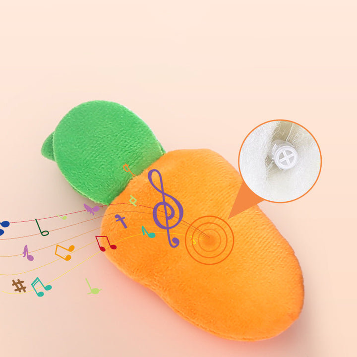Pet puzzle pull radish sound bite resistant grinding teeth self high and boring smell pad pet toy
