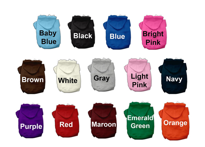 Personalized Dog Hoodie - Embroidered Name Pet Hoodie