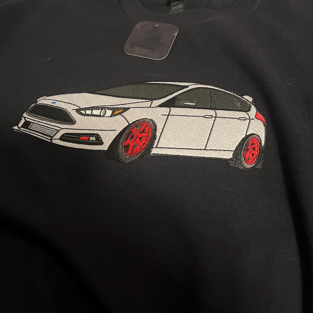 Custom Embroidered Car Sweatshirt, Hoodie, T-shirt