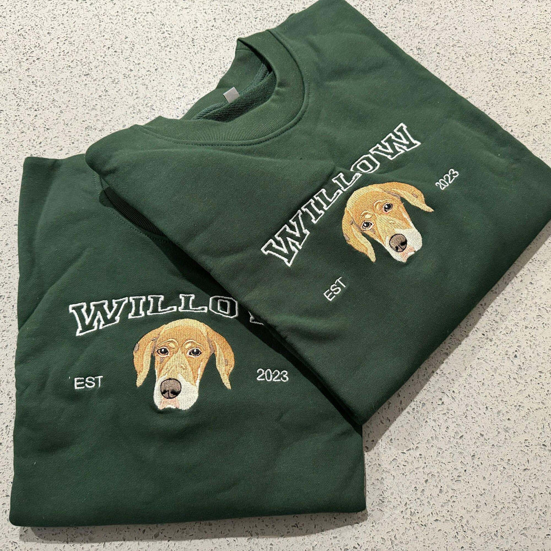 Custom cat hoodie embroidered cat name, cat lover gift