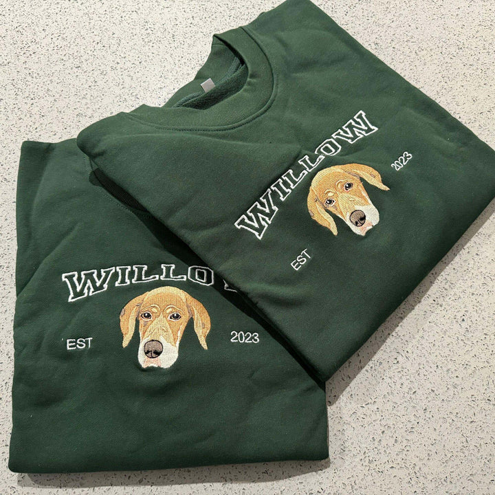 Custom cat hoodie embroidered cat name, cat lover gift