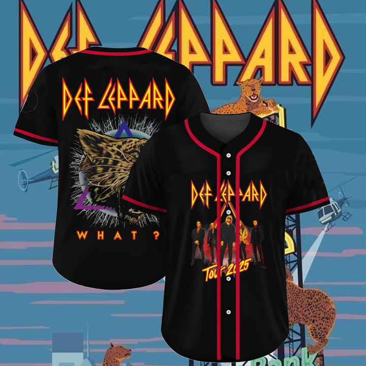 Personality Talk Def Leppard  Baseball jersey