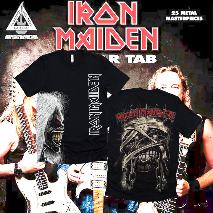 Personalized Iron Maiden Skull Print T-shirt
