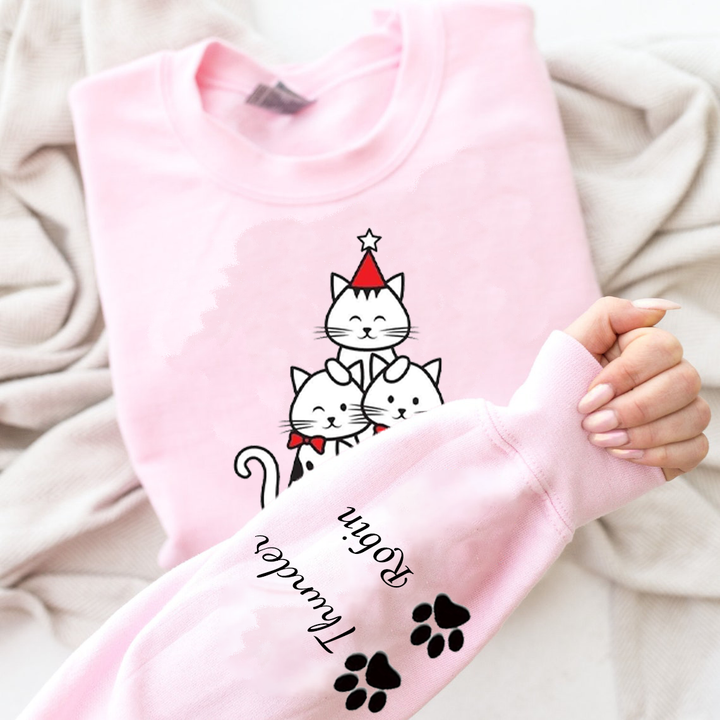 Custom Merry Woofmas pet hoodie