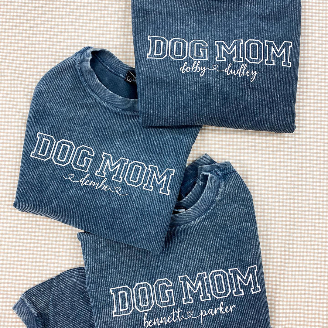 Customize your own sweatshirt with dog names