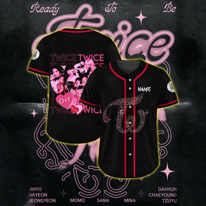 Personalized Twice Baseball Jersey