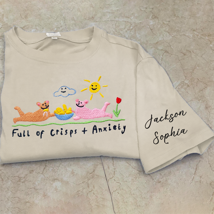 Custom Full Of Crisps+Anxiety Hoodie