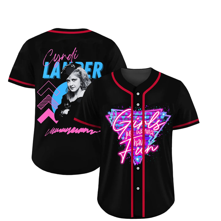 Cyndi Lauper Colorful Girls Squad Shirt,Girls Party Jersey