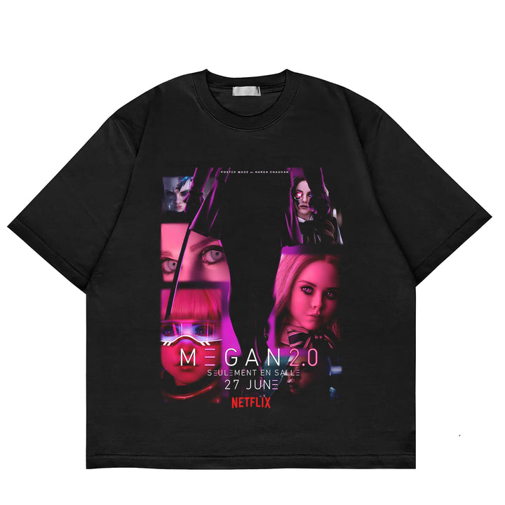M3GAN T-Shirt Futuristic Horror Graphic Tee
