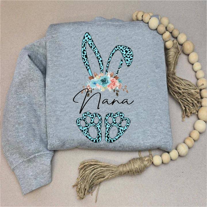 Custom leopard print rabbit hoodie