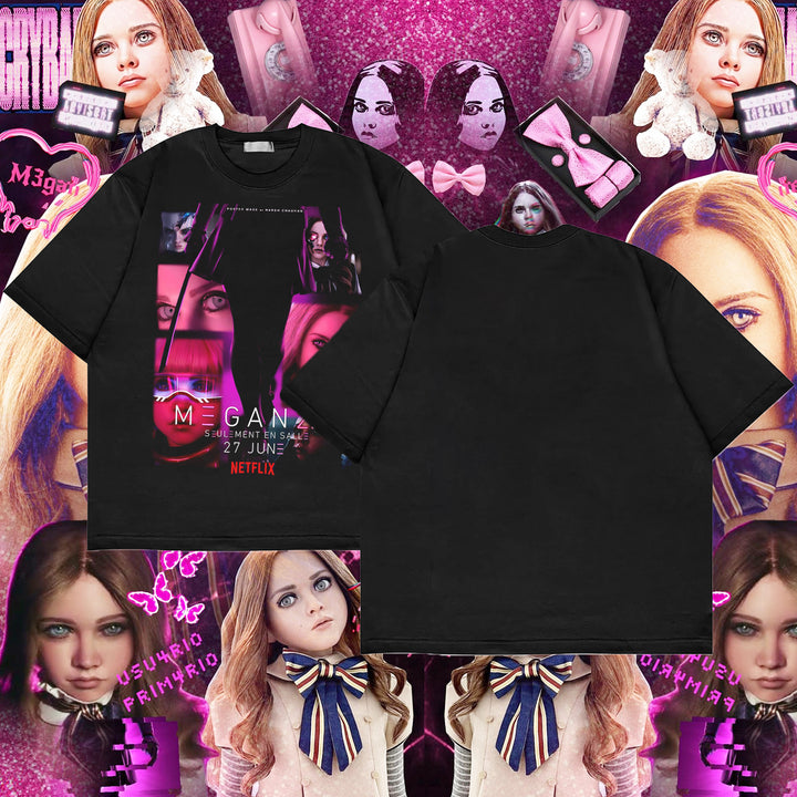 M3GAN T-Shirt Futuristic Horror Graphic Tee