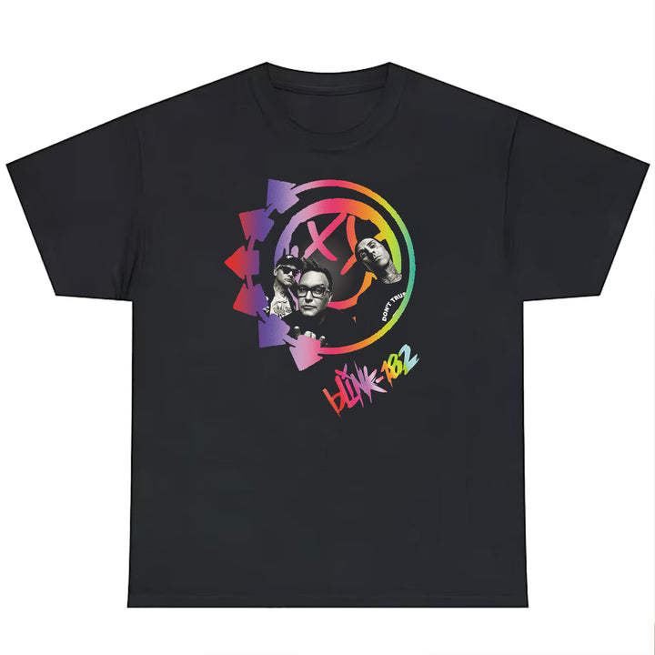 Personalized Blink‑182 Rainbow Smile T-Shirt