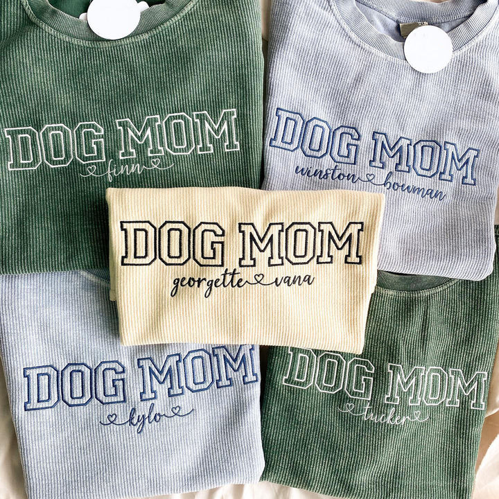 Customize your own sweatshirt with dog names